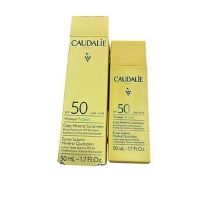 Caudalie Vinosun Protect Daily Mineral Sunscreen SPF 50 50ml NIB